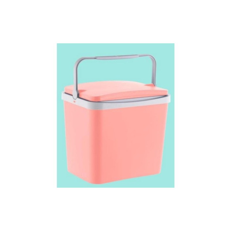NEVERA RIGIDA PORTATIL 24L ROSA PASTEL CAMPOS 7534