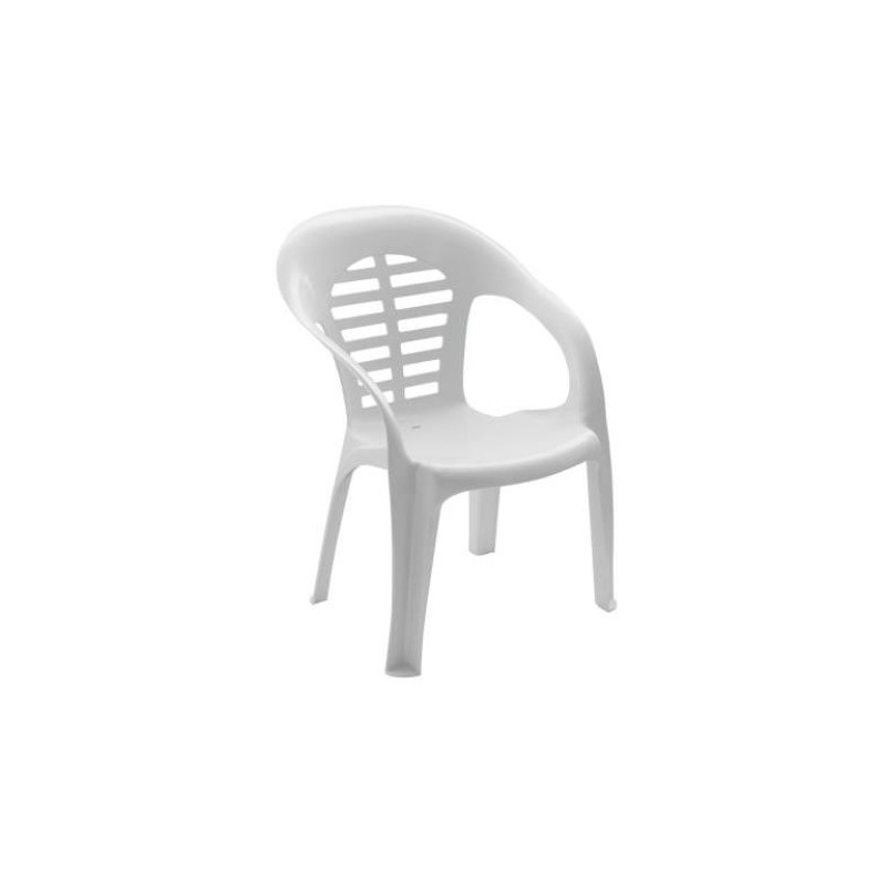 SILLON RESINA RESPALDO ALTO CONFORT BLANCO 8305