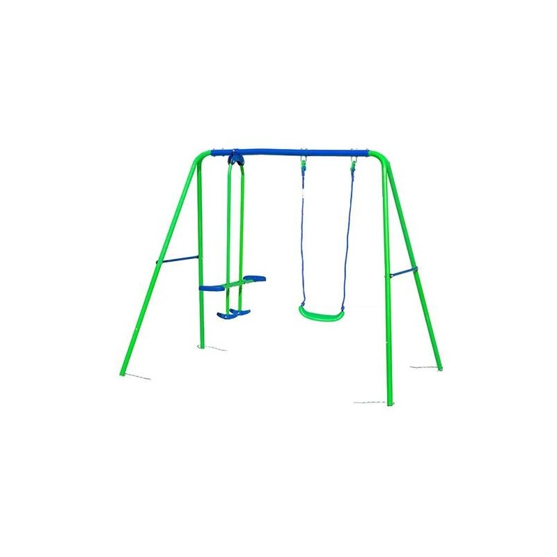 COLUMPIO INFANTIL METAL 1 ASIENTO + 1 BALANCIN