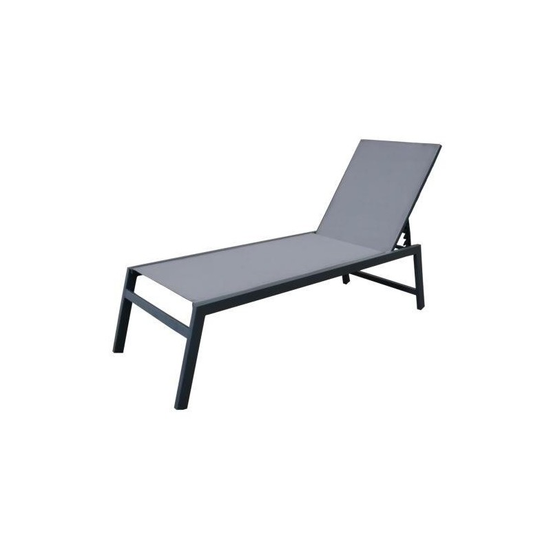 TUMBONA ALUMINIO GRIS CLARO 203X64X43CM 890684