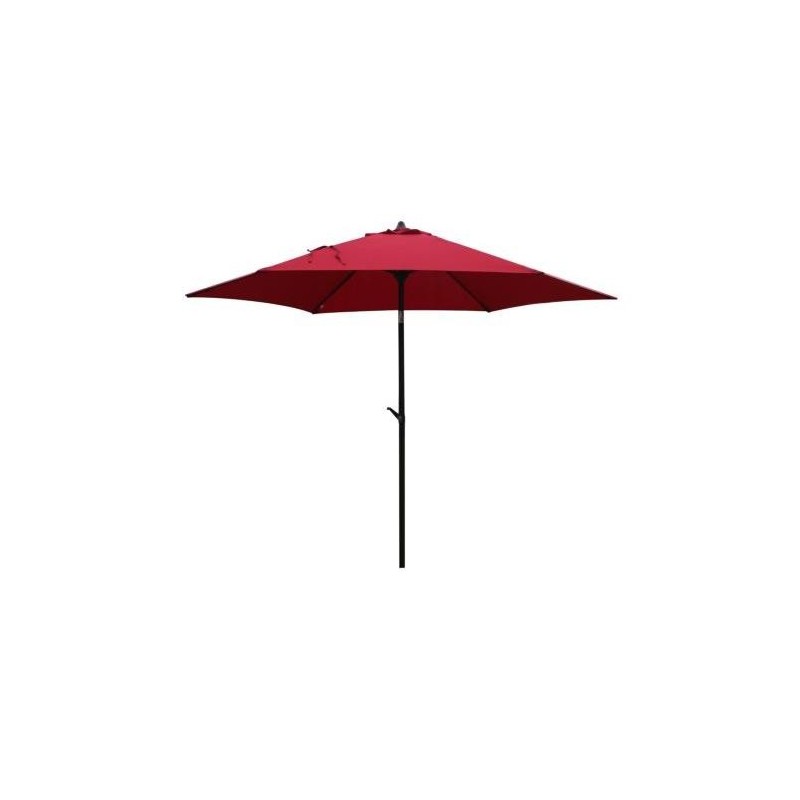 PARASOL ACERO ROJO DIAMETRO 2.7M 893414