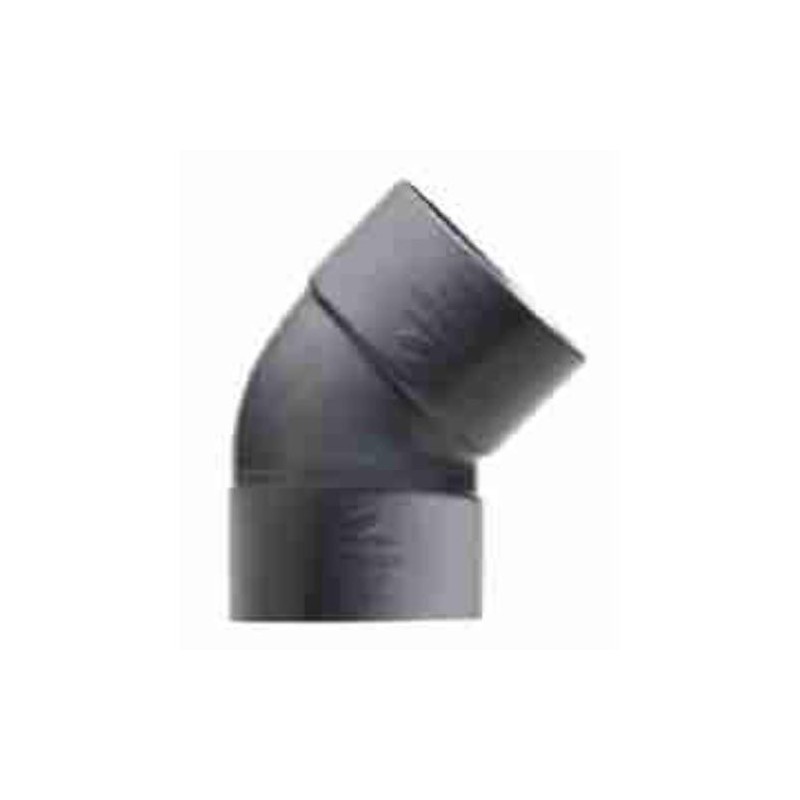 ENLACE CODO 45   MACHO PVC EVACUACION 50 MM