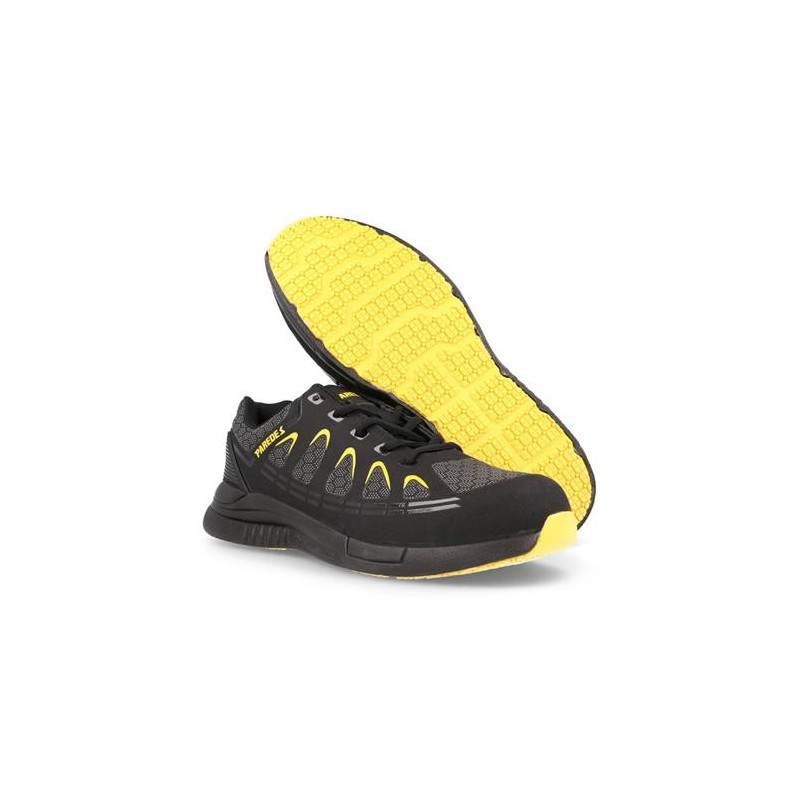 ZAPATILLA SEG. EXCALIBUR NEGRO-AMARILLO T-46