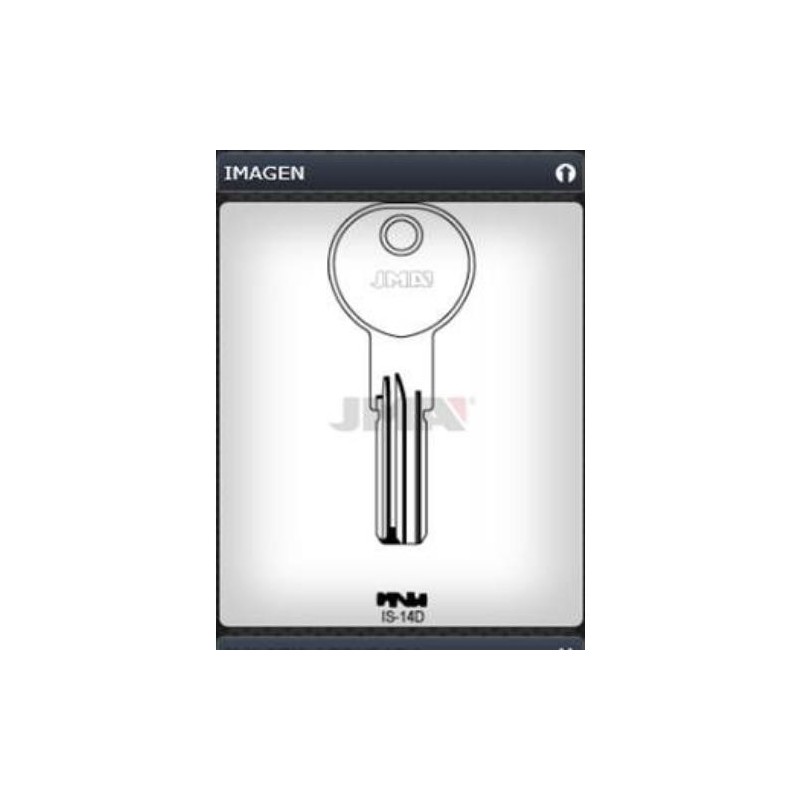 LLAVIN LATON SEGURIDAD IS-14D