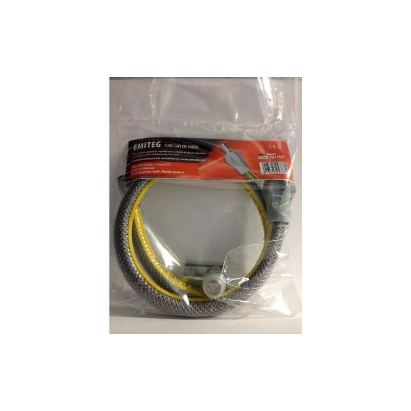 KIT CONEXION ESPIROMETALICO 1M.COCINA C/VALVULA