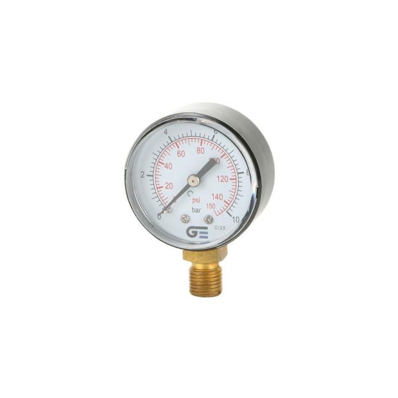MANOMETRO   53 SALIDA INFERIOR ROSCA M 1/4' BSP