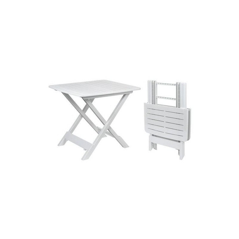 MESA PLEGABLE 80X72CM BLANCA TEVERE 042380010