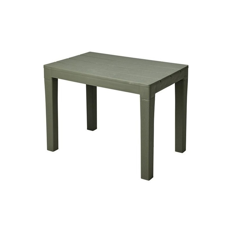 MESA AUXILIAR RESINA JARDIN 60X38CM ANTRACITA