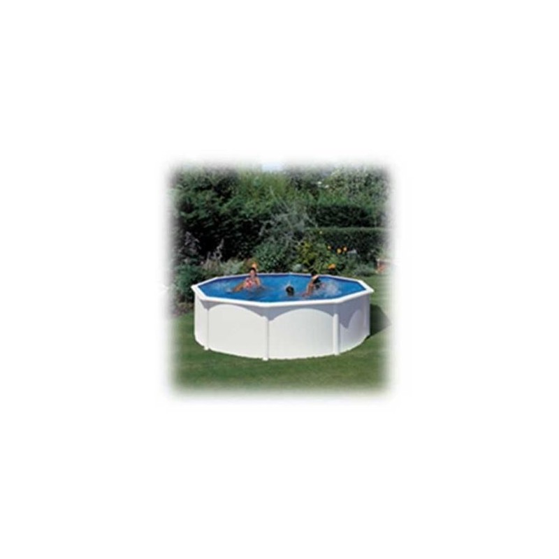 PISCINA ACERO REDON.BCA.FIL/AREN.460X120 KIT460ECO