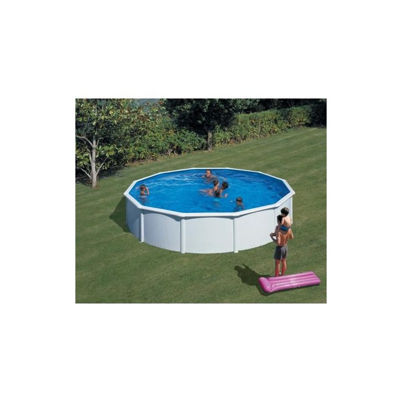 PISCINA ACERO REDON.BCA.FIL/AREN.550X120 KIT550ECO