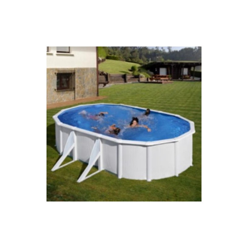 PISCINA ACERO OVAL BCA.F/AR.610X375X120  KIT610ECO