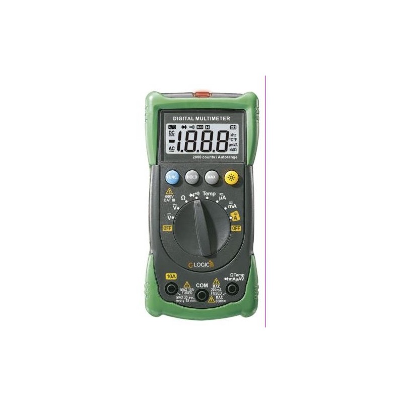 MULTIMETRO DIGITAL PROF. AVANZADO 3 EN 1 50003